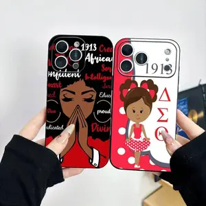 D-Delta S-Sigma Theta Phone Case For iPhone 17, 16,15,14,13,12,11 Plus,Pro Max, Others Soft Black Cover