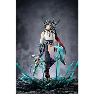 18CM Anime Game Genshin Impact Xiao Figure Standing Cool Posture Anime Model Toys Gifts Collection Decoration Ornaments PVC