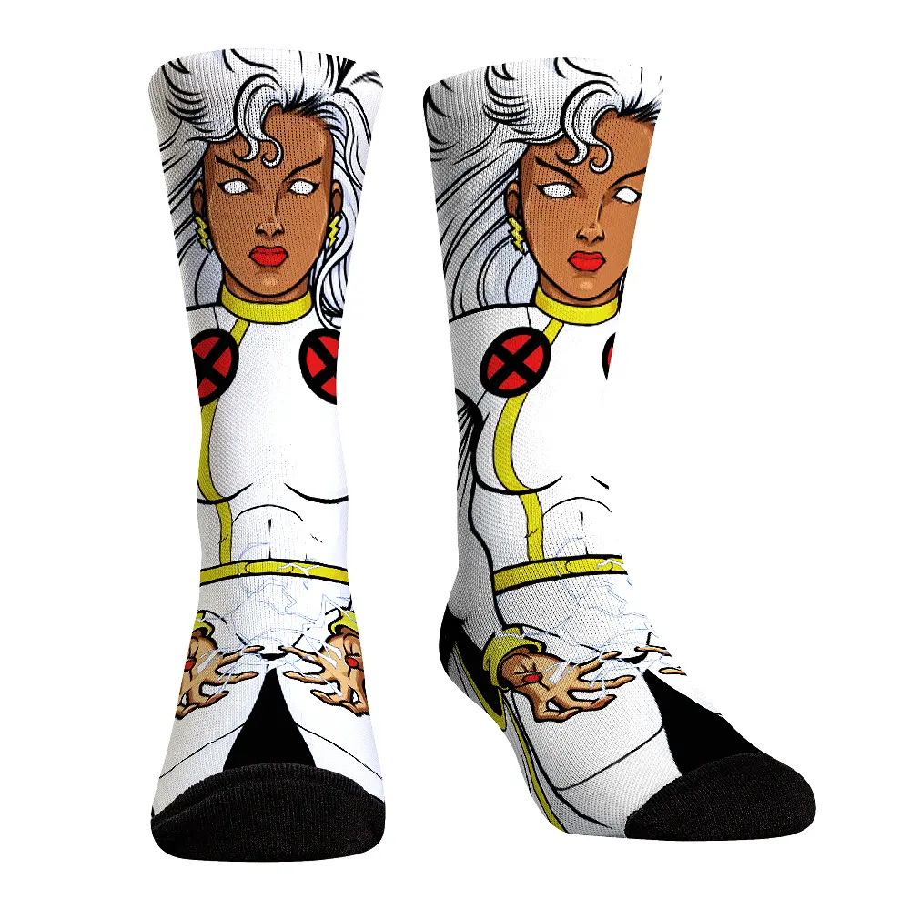 Rock Em Elite X-Men HyperOptic Character Crew Socks - Storm