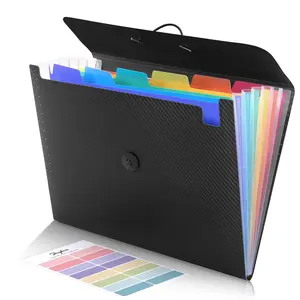 Accordion File Organizer, Expanding File Folder with 7 Pockets,Portable Receipt Paper Bill Document Organizer,Letter/A4 Size Filing Folder School Office Supplies