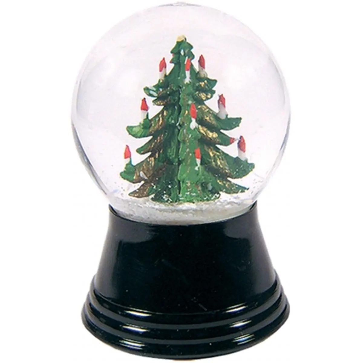 PERZ PR1231 Perzy Real Blown Viennese Glass Snowglobe, Small Decorative Christmas Tree Ornament, Festive Room Decor for Adult Home & Party Use, Festive Ornaments
