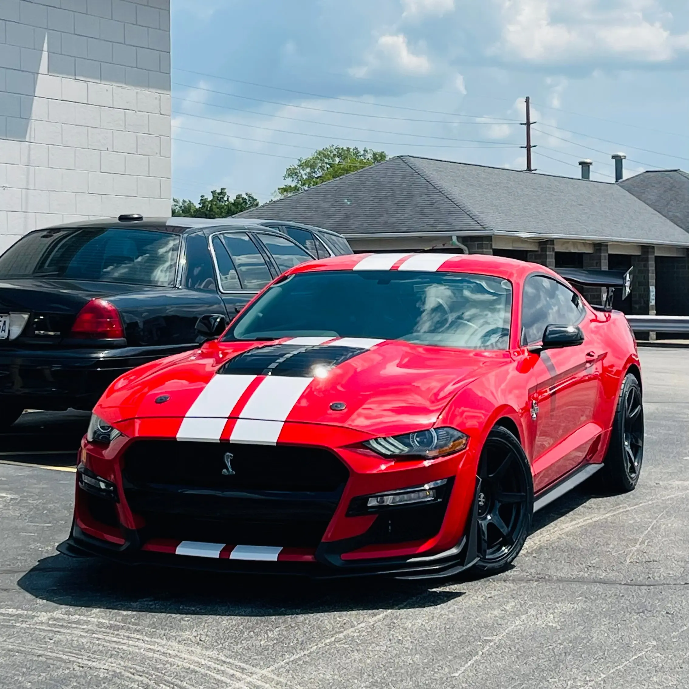 GT500 Style Front Bumper For S550 Mustang (2018-2023)