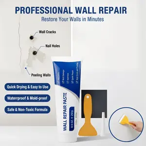 Don’t Lose Your Deposit! Fix Wall Holes in 5 Seconds with This Instant Repair Paste – No Mess, No Tools Required, Fast Drying, Waterproof & Strong Hold, Perfect for Renters, Apartments & Emergency Wall Fix White Spackle Kit  Wall mending agent