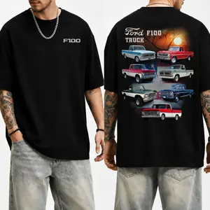 Ford F-100 Series Vintage Graphic T-Shirt, Truck & Car Enthusiast Shirt, Perfect For Ford F-100 Fans, Full Size, Full Color, For Men, For Women
