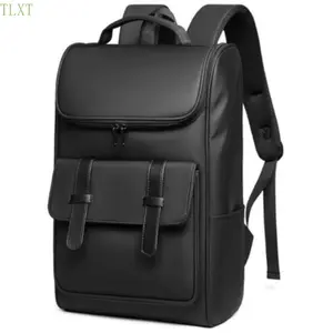 TLXT Vintage 15.6 Inch High Quality Laptop Backpack for Men & Women - Heavy-Duty Nylon Travel Computer with 15/14/13 inch Compatible, Padded Straps, ic Pocket - Business, College, for work - Unisex Daypack (Money-Saving design)