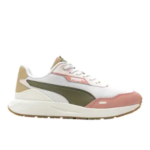 PUMA Womens Runtamed Plus Lace Up Sneakers Shoes Casual - White