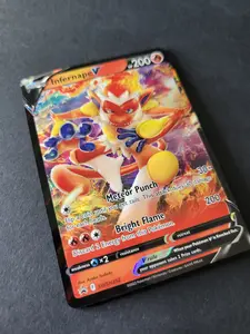 3D Infernape V SWSH252 – Epoxy Embellished 3D Pokémon Art Card