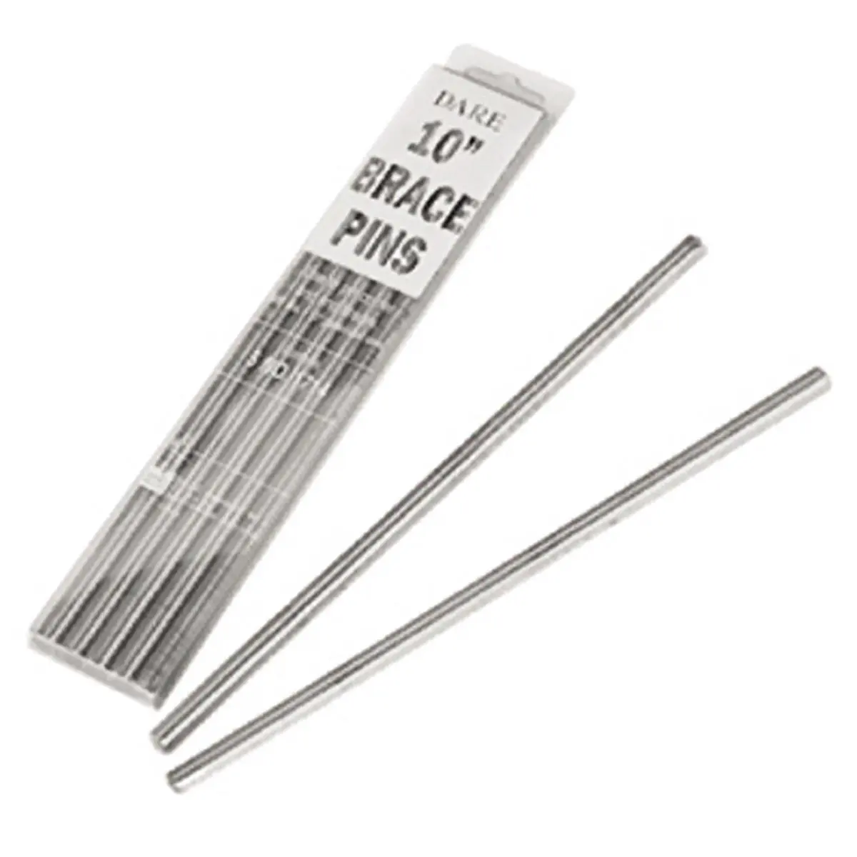 Dare Products 1714-5 Steel Brace Pins Pack, 0.37 x 10 inches, 5-Count Door Hardware Accessory