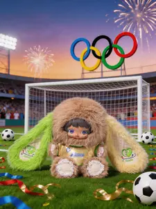 CN- Micoco Soccer Baby Plush Blind Box  The hidden figure probability is 3/24.