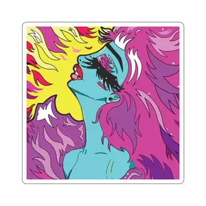 Pop Art Sticker | Vinyl Sticker | Light from the chrysalis | Transformation Aesthetic Decal, Laptop Water Bottle Sticker