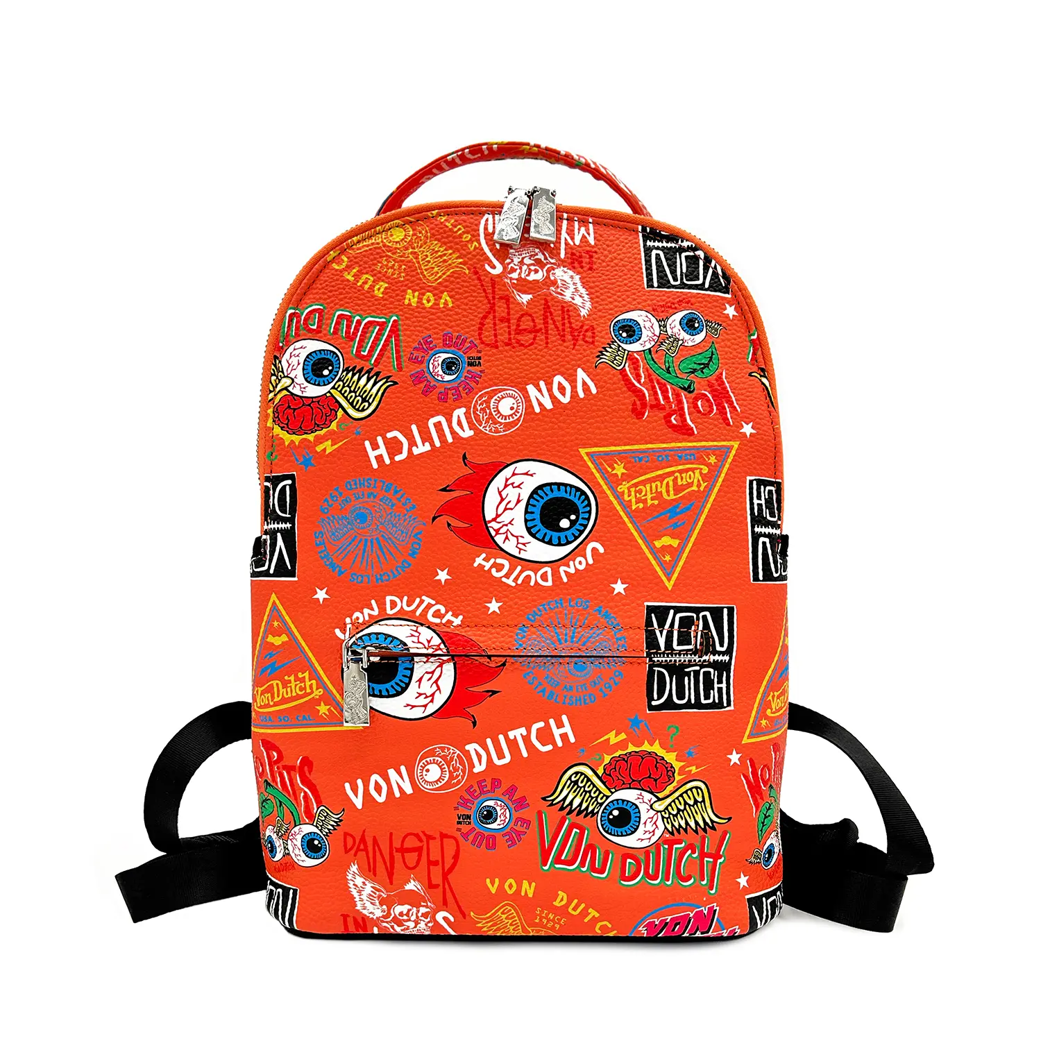 Von Dutch Orange Jax Backpack