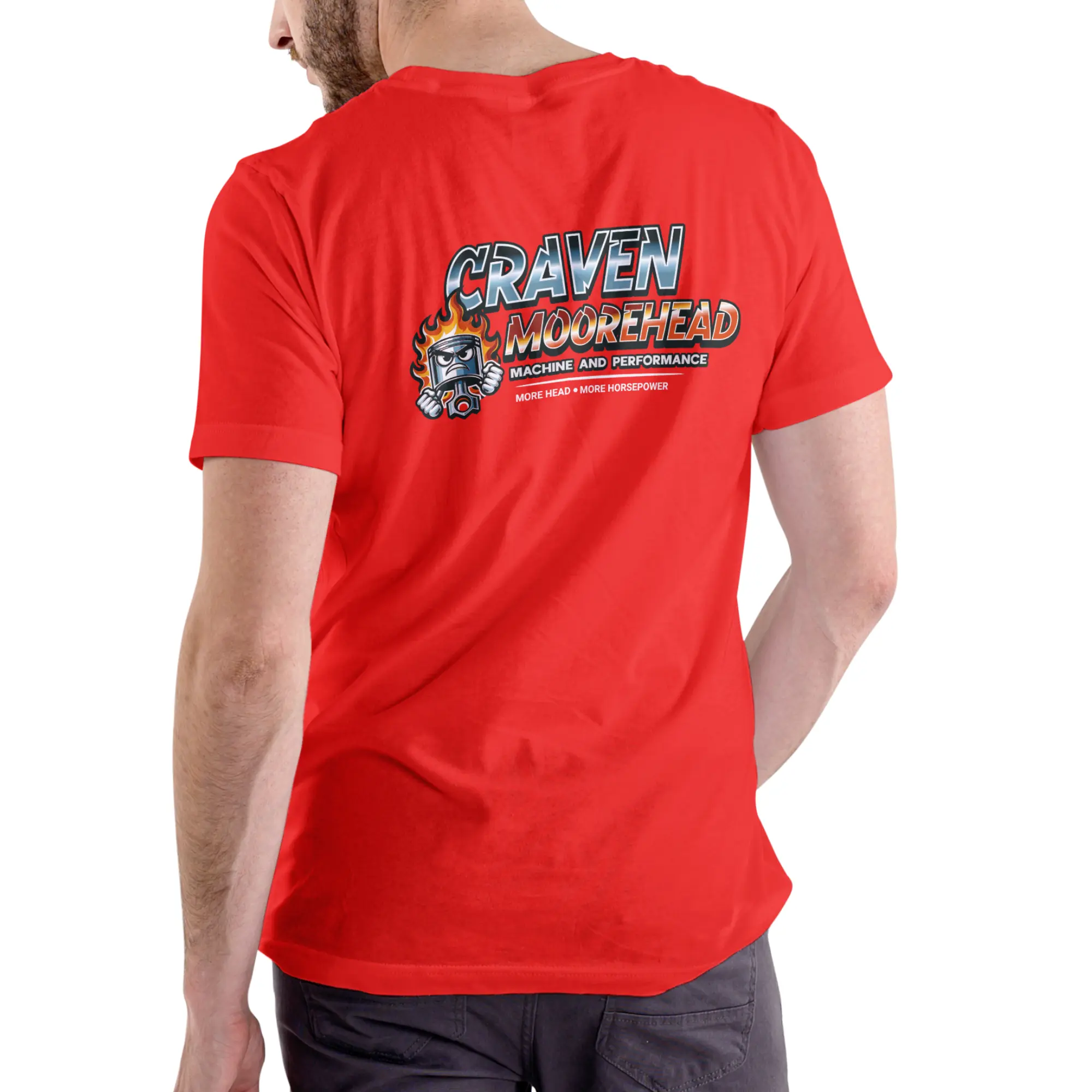 Streetwear Graphic Print Top for Men, Cotton Round Neck Shortsleeve with Craven Moorehead Humorous Meme, T-Shirt, Unisex