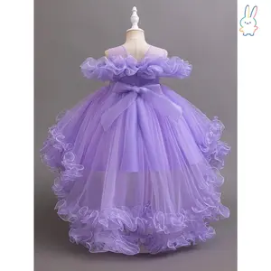 ERT-[Sequin Princess] Sequin Princess Dress Girls |   Featuring Embroidery And Beading,-Low Design |   Suitable Evening Events, Weddings, Piano Performances, And Birthday Celebrations