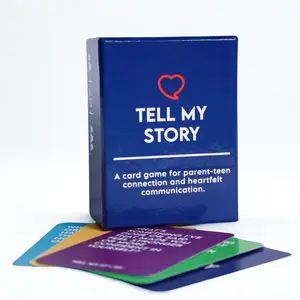 Tell My Story Card Game - 100 Delve Deck Conversation Cards for Parents & Teens to Support Youth Mental Health Build Trust Understanding Meaningful Conversations United States