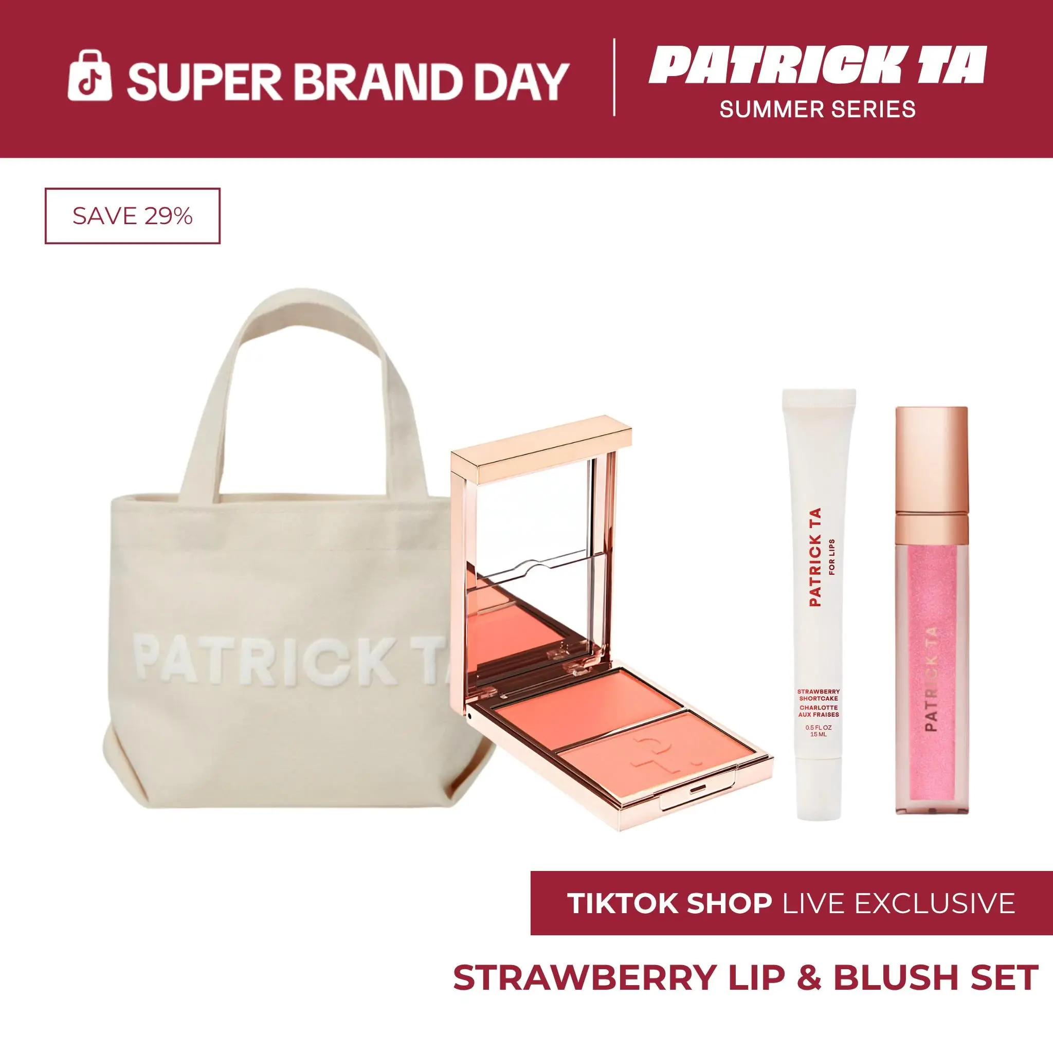 [LIVE Exclusive] Strawberry Lip & Blush Set