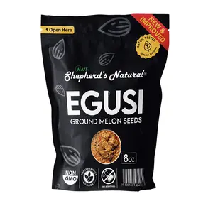 Egusi By Shepherd’s Natural, Ground Melon Seeds,100% All Natural 227 grams / 8oz - For Egusi Soup - NO PRESERVATIVES - SAND-FREE - Well-ground ready to use.