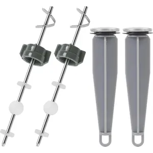 Bathroom Sink Pop-Up Stoppers - with Brushed Nickel Finish - Fits  Pop-Up stoppers (2+2Pack)