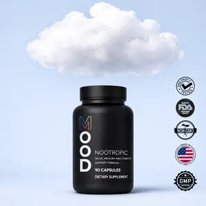 MOOD™ Nootropic - Mood, Memory & Cognitive Support with Saffron, 5HTP, Ashwagandha, Lion's Mane, L-Theanine, Alpha-GPC, and Taurine90 Capsules - Crush Cortsiol, Support Serotonin and Dopamine, Improve Cognitive Function. Try MOOD Today.