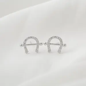 Horseshoe Stud Earring (Pair)