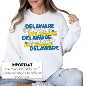 Custom College Sweatshirt Any School