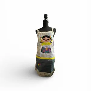 Mexican Lele Doll Apron: Folk Art Inspired Kitchen Decor