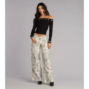 Cool Girl Terrain Camouflage Cargo Pants