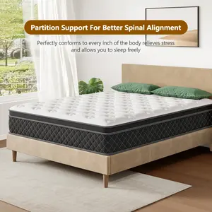 Box Roll up Pocket Spring Memory  Bed Hotel School Projects Medium Breathable Vacuum Compression fiber glass  Hybrid Set high-quality  for back pain Multi-Level Coil boxed king gel alaskan size ergonomic design mattress medium firmness queen mattress full