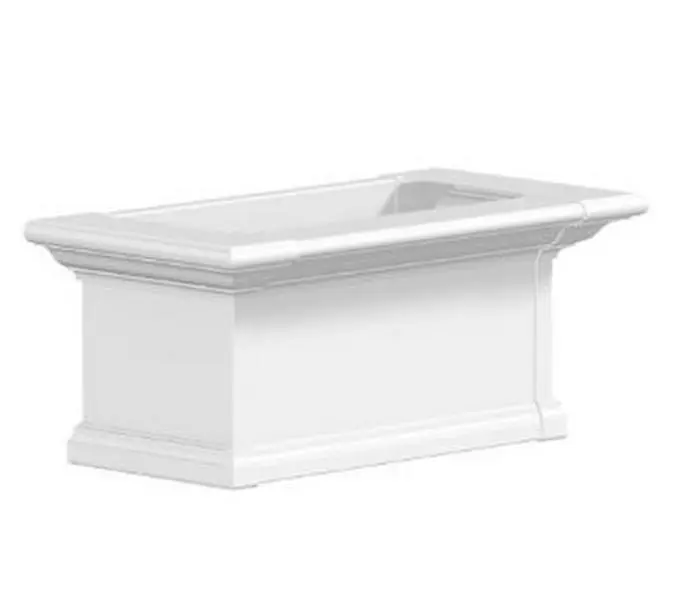Yorkshire 2 ft. Window Box - White