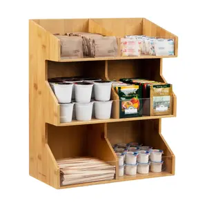 Mind Reader 3 Tier Coffee Pod Condiment Countertop Organizer Mind Reader 3 Tier Coffee Pod Condiment Countertop Organizer