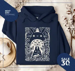 Vintage My Neighbor Sweatshirt | Ghibli Anime Hoodie | ANIME Sweatshirt