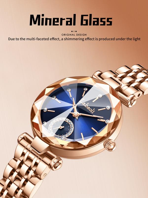 Elegant Luxury Women's Watch LA729 Water-Resistant Scratch-Resistant Adjustable Strap Fashionable Design Waterproof Wristwatch Suitable for All Occasions