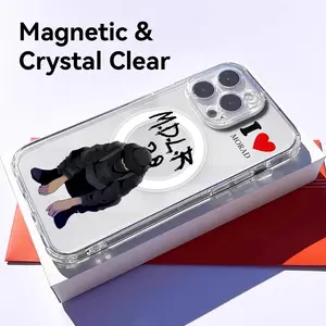 M-Morad MDLR Morad04 Phone Case for iPhone 17 16 15 14 13 12 11 Pro Max Plus Clear Magnetic Phone Case – Anti-Yellow For MagSafe Slim & Lightweight Precision Cut Camera Protection, Shockproof Scratch-Resistant Transparent Case