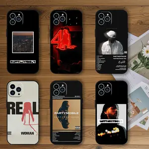 Rapper P-Partynextdoor Phone Case For IPhone 12 11 13 14 15 16 Max Pro Plus Black Soft Silicone Cover IPhone 16 Case Premium Phone Case Deals For You