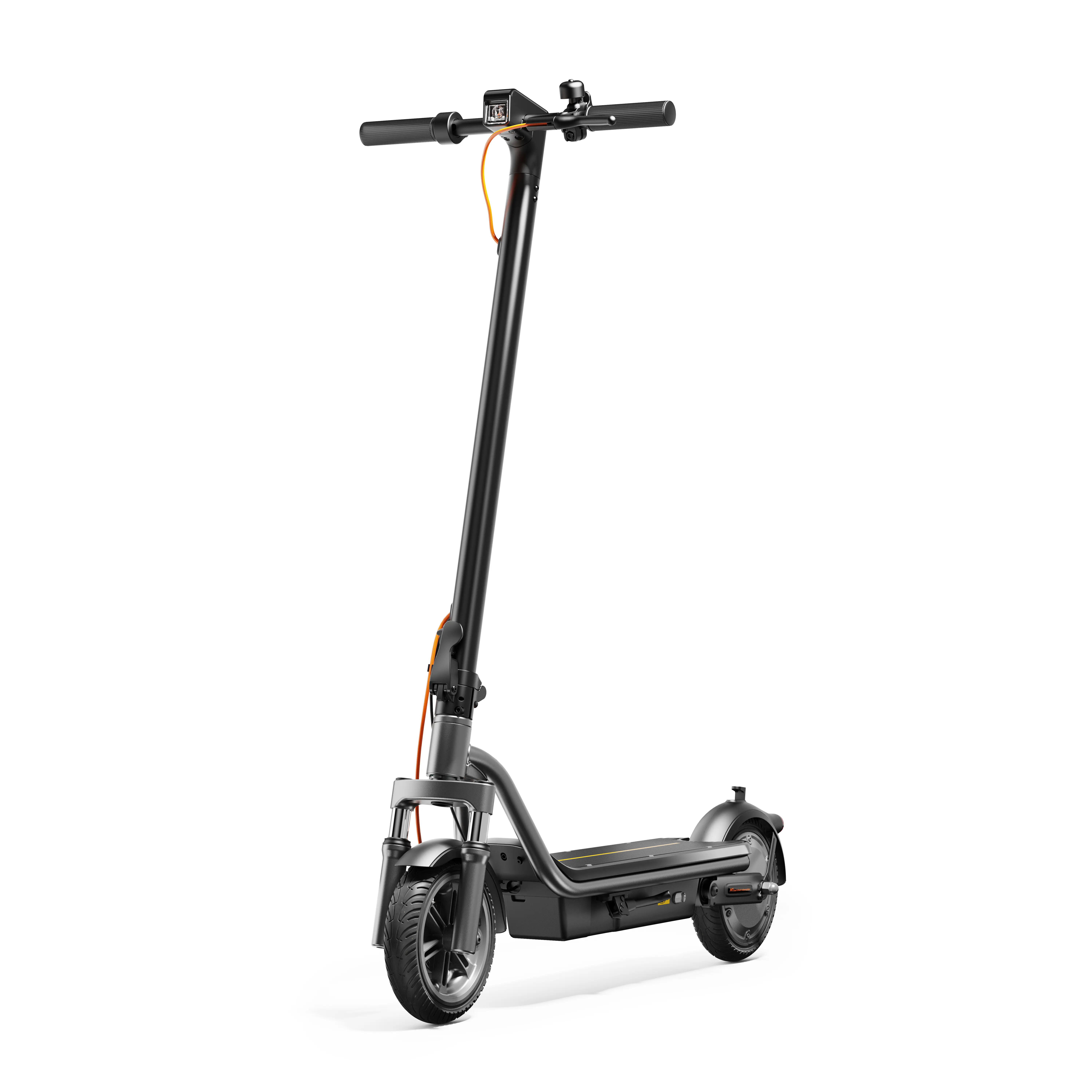 M1 Budget-Friendly Adult Electric Scooter - 20MPH Max Speed, 28mi Long Range, APP Function, 8.5in Solid Tires, Dual Suspension, E-Brake & Drum Brake for Daily Commute powerful