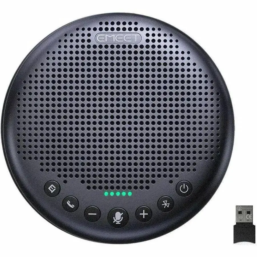 EMEET OfficeCore Luna Plus Conference Speakerphone Kit with 8 Microphones, 360° Voice Pickup, Bluetooth 5.3, and Extended Coverage