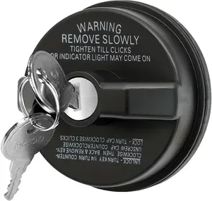 Locking Gas Cap Fuel Tank with Key, Gas Cap Lock Locking Fuel Cap Cover Compatible with Toyota 4Runner, Chevy Silverado 1500 2500 3500, Nissan GMC Honda Subaru Buick #10504 77300-47020