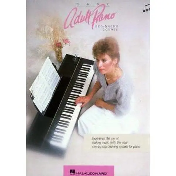 USED Book - Easy Adult Piano Beginner's Course by Hal Leonard Corp. Staff (Paperback) - english