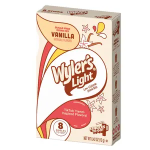 3x Wyler's Light Vanilla Singles To Go - Hydration Powder Drink Mix Pack - Flavorful Refreshment