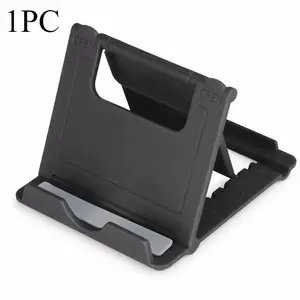 Portable Creative Phone Stand, Adjustable Desk Holder for Smartphones & Tablets, Durable Mobile Accessory for Home Office Use, Foldable