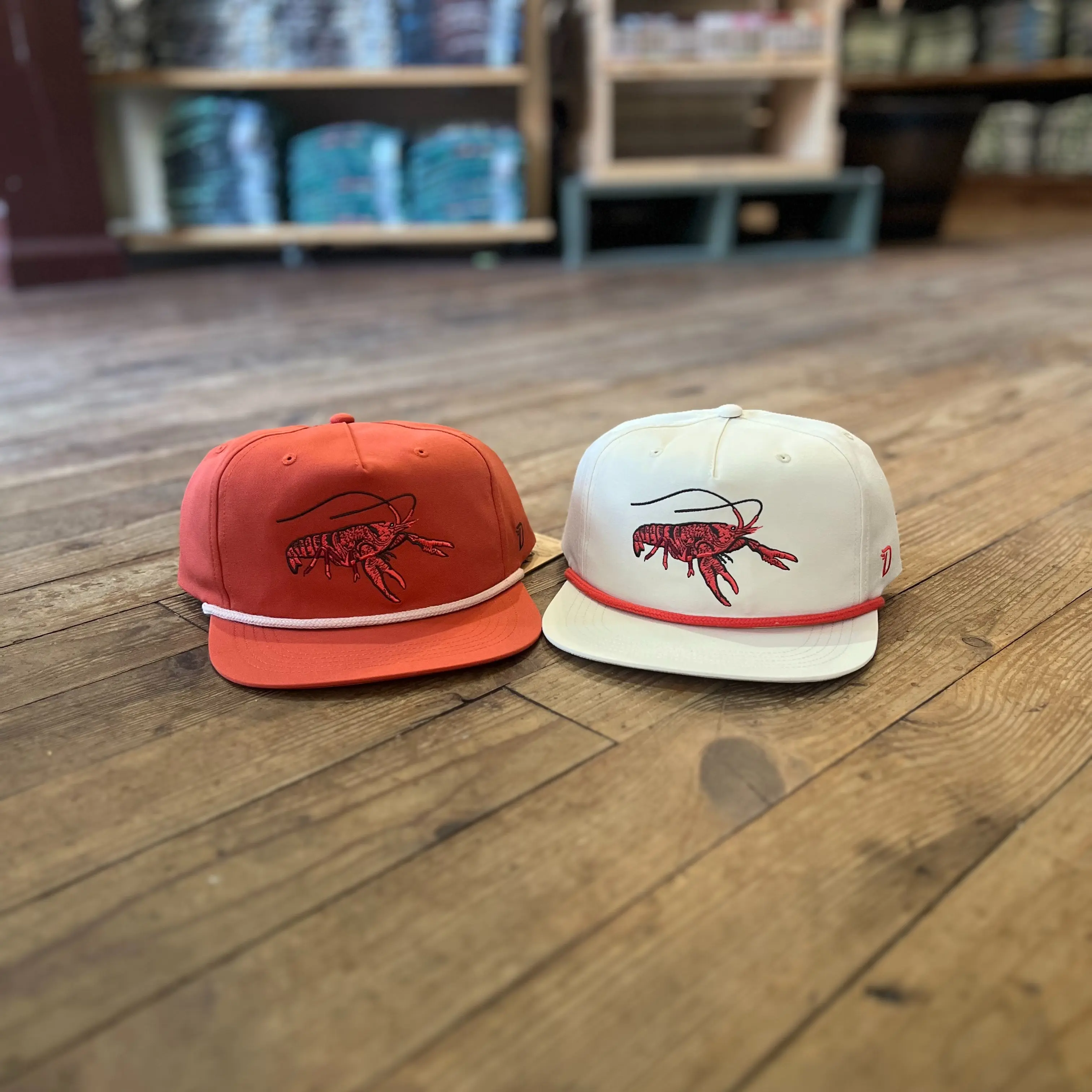 Crawfish Embroidery Rope Hat | Duck Camp