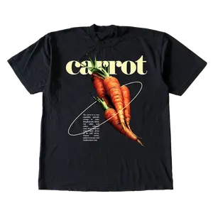 Carrot Tee T-Shirt Menswear Womenswear, Crewneck Tee