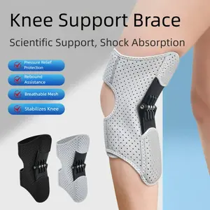【Buy one and get one free】 knee  booster kneecap supportive saver brace stabilizer pad knee wrap design durable sport workout knee brace strap patch bracewith side stabilizer
