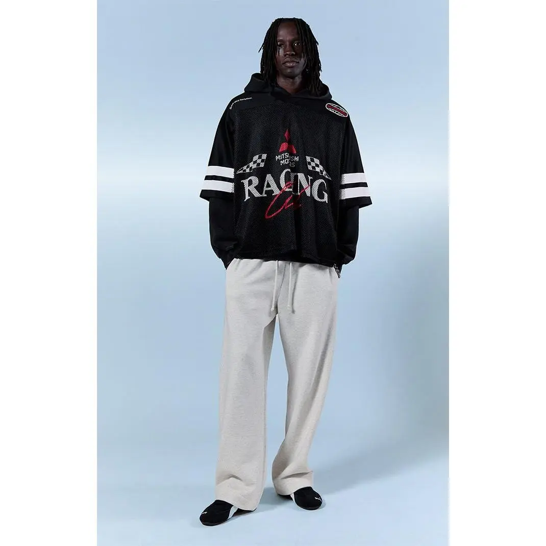 Pacsun Men's Heather Oatmeal Fleece Extreme Baggy Sweatpants