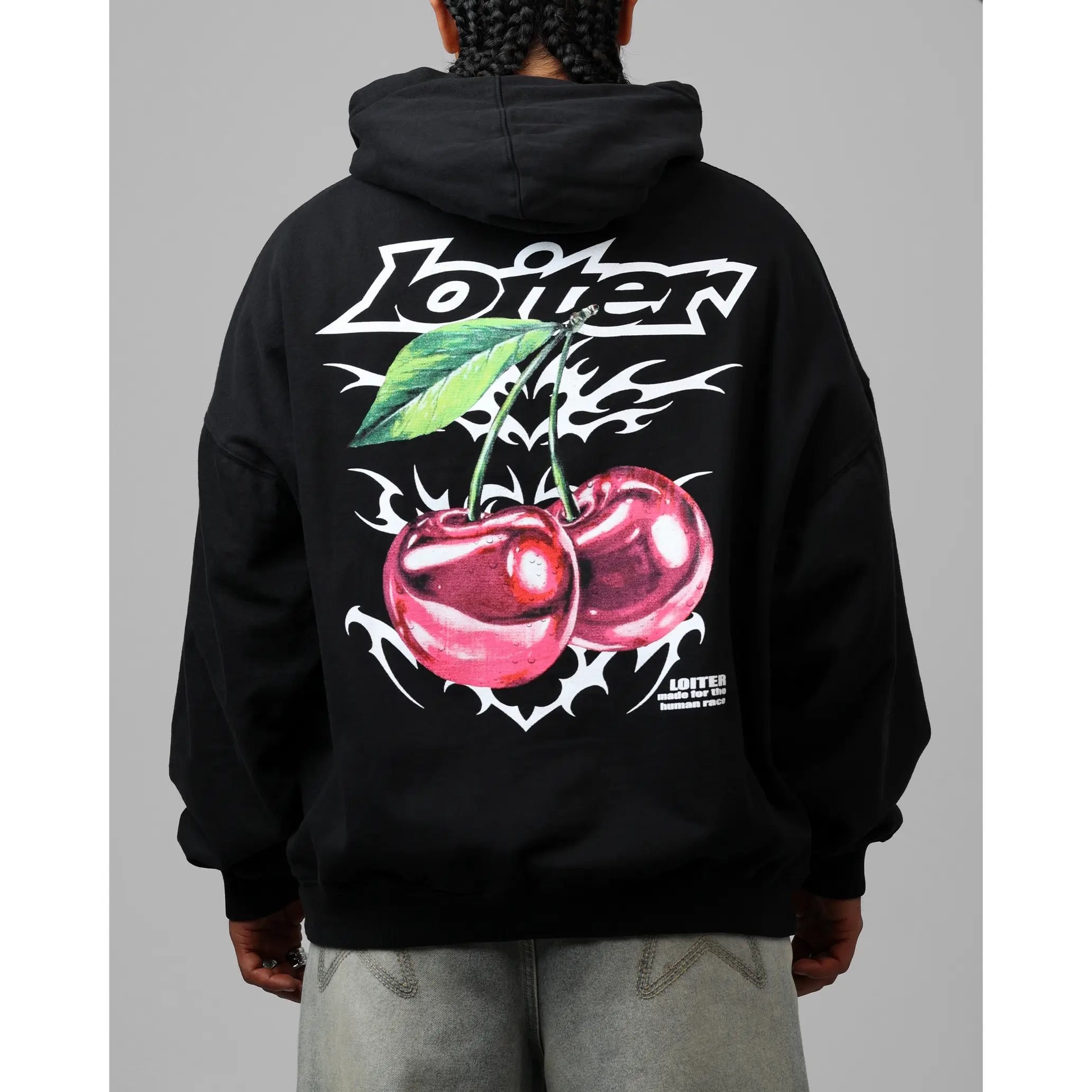 Loiter Cherry Pick Hoodie Black