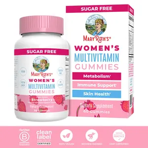 MaryRuth's Multivitamin Gummies for Women - Metabolism - Skin Health - Immune Support - Essential Nutrients - Sugar Free - Vegan - 30 Servings