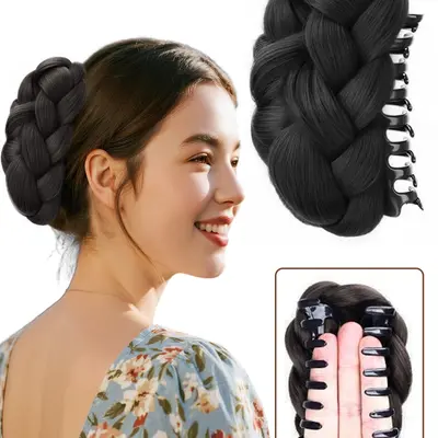 Braids at Top of Hair with Bun TikTok Shop