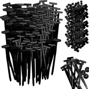 Nvlon Universal Cable Tie Buckle,20/100pcs Self-lockingNvlon Zip Ties Holder, Multipurpose Plastic quilt storagebag insulate pocket Nylon locking cablesties Home