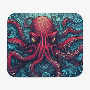 Angry Octopus Mousepad