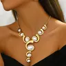 Fashion Elegant Faux Pearl Decorated Necklace & Dangle Earrings, Boho Style Matching Jewelry Set for Party, Daily Decor, Trendy All-match & Exquisite Jewelry for Birthday Gift, Fashionable Jewelry Set, Necklace And Earring Set