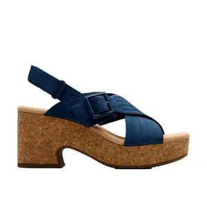 Clarks Nerisa Navy Nubuck  26181793 Women's